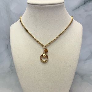 Gucci Gold Necklace with Pendant